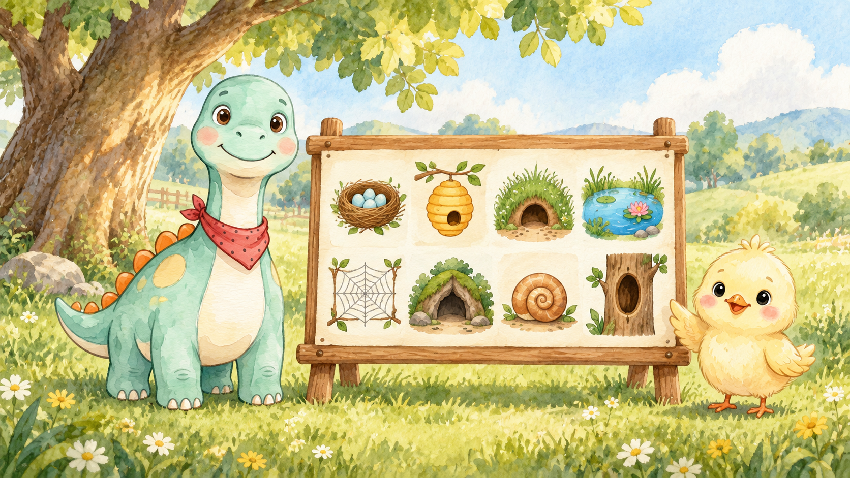 Riko Finds Animal Homes — Animals & Habitats