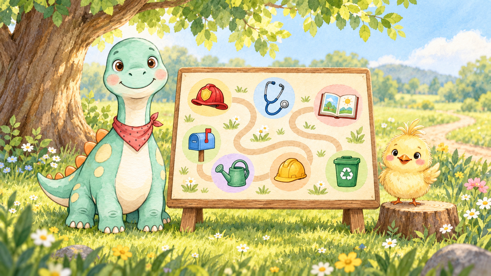 Riko Meets Community Helpers — Community Helpers