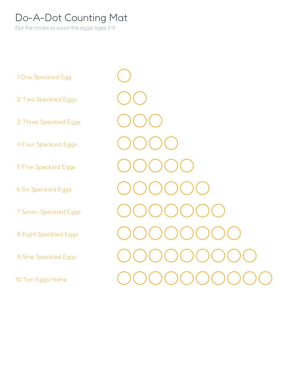 Riko Counts the Lost Eggs — Montessori activity sample