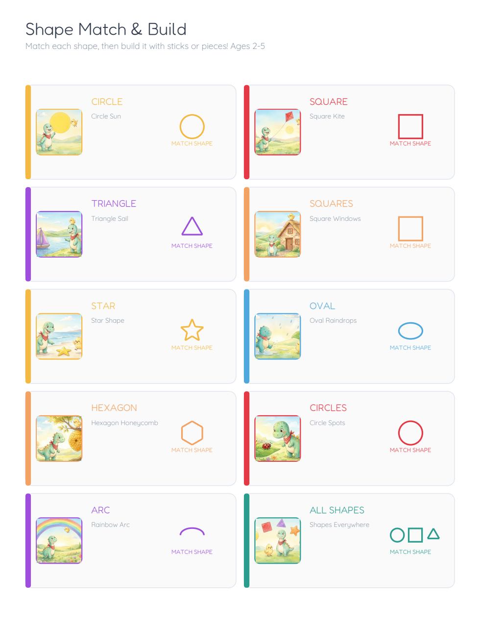Riko Finds the Shapes — Montessori activity sample