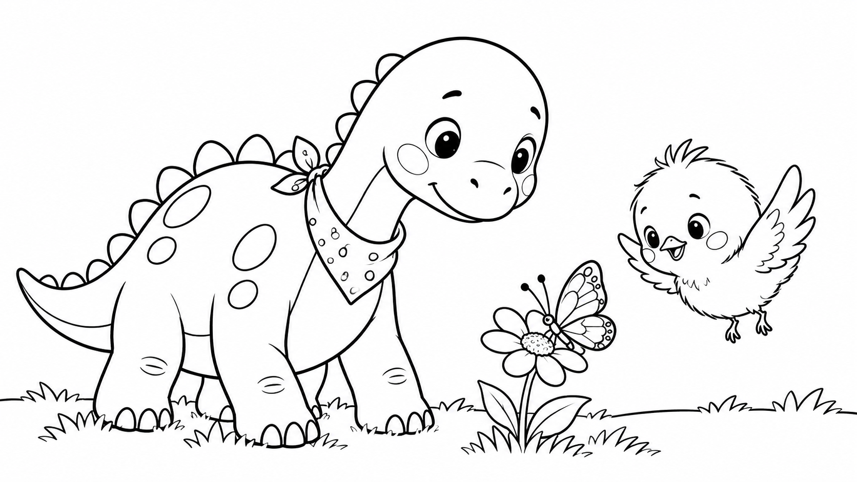 Riko's Five Senses — Coloring page sample