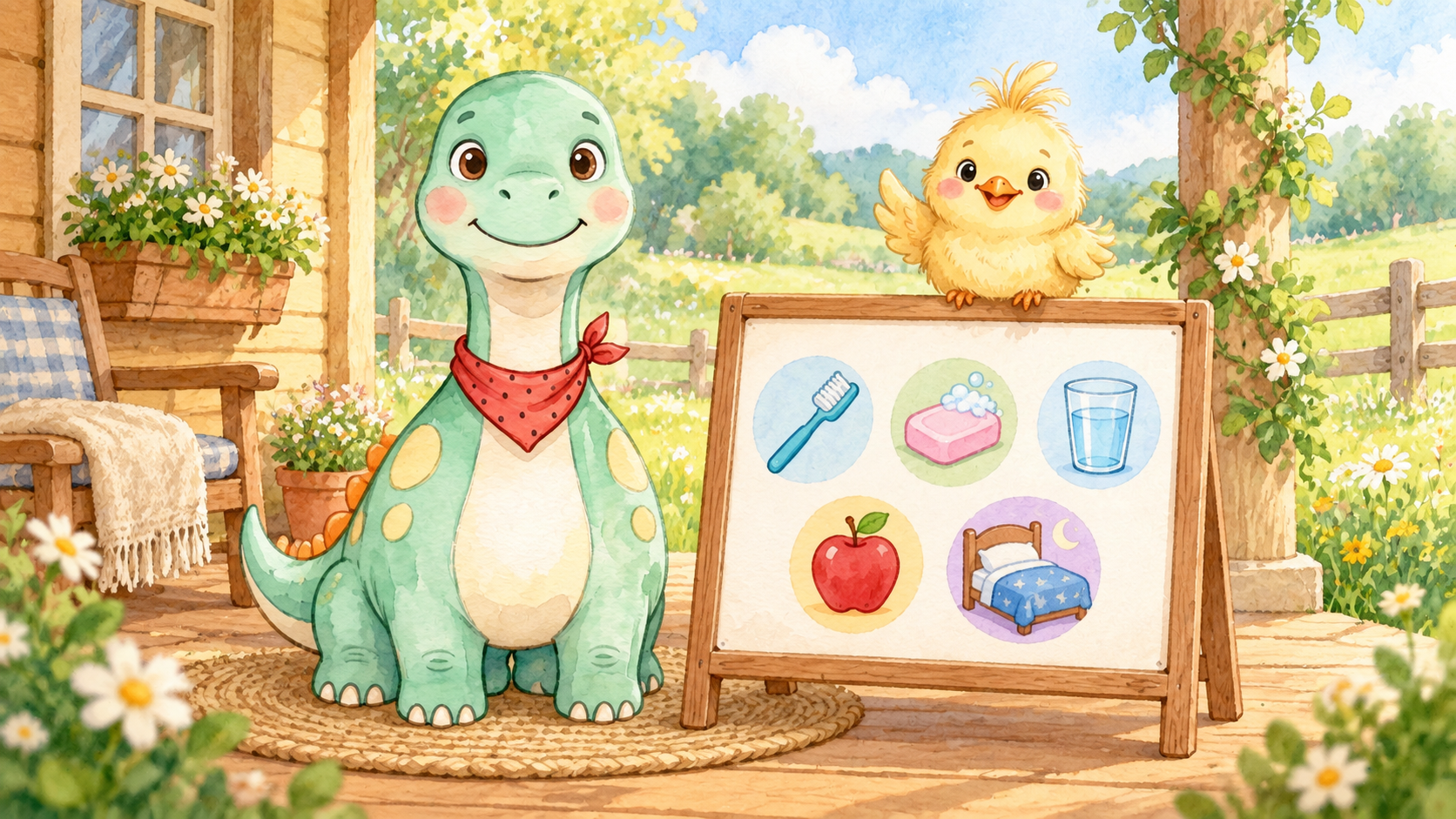Riko's Healthy Habit Day — Story page sample