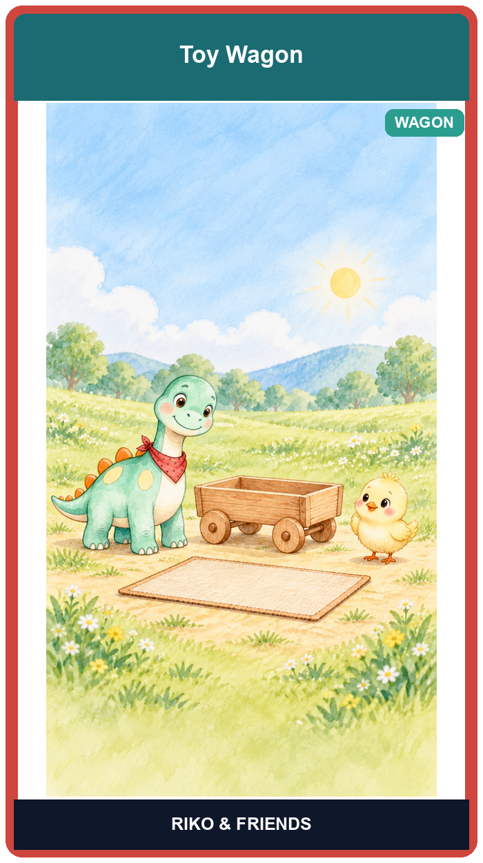Riko & Kiki: Push or Pull? — Flash card sample