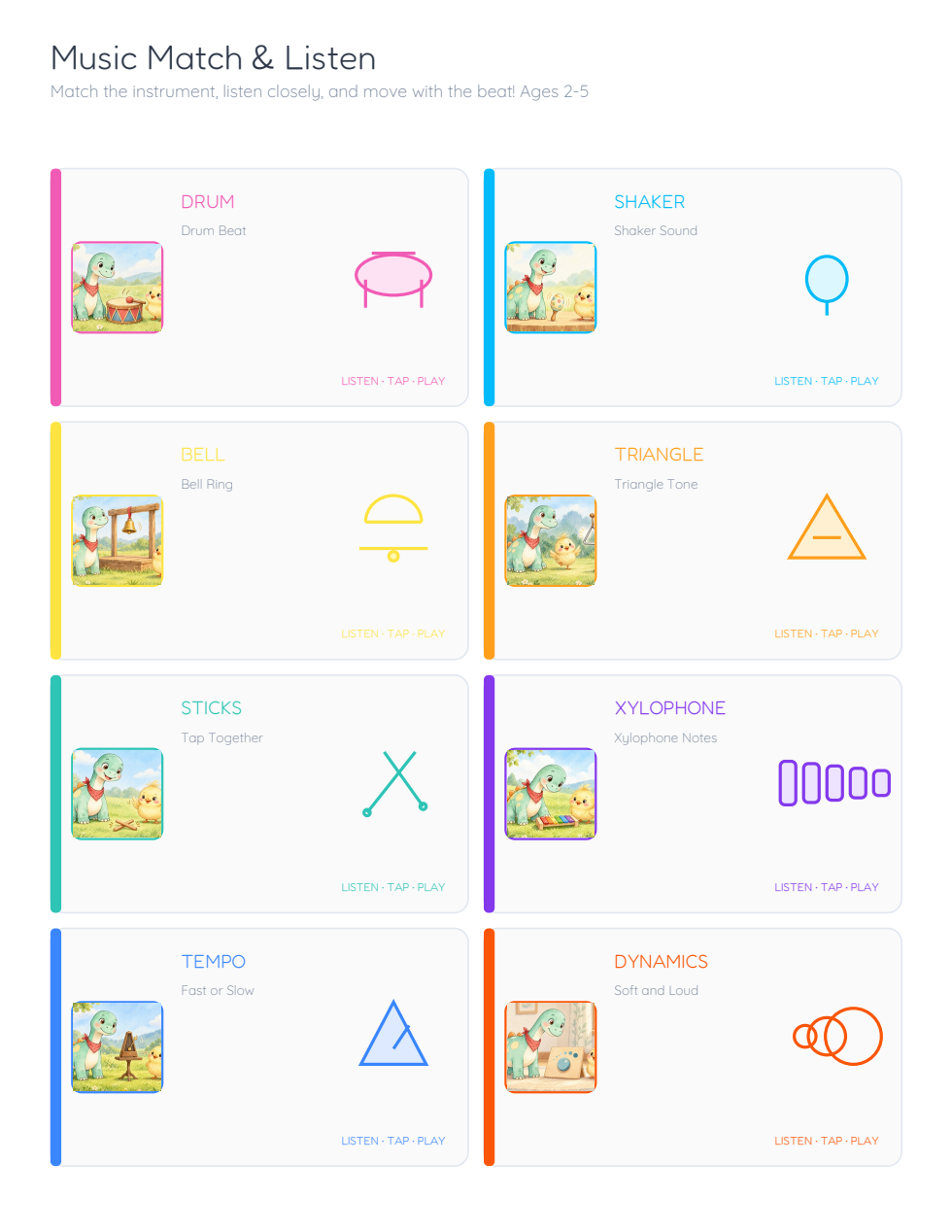 Riko's Little Music Parade — Montessori activity sample