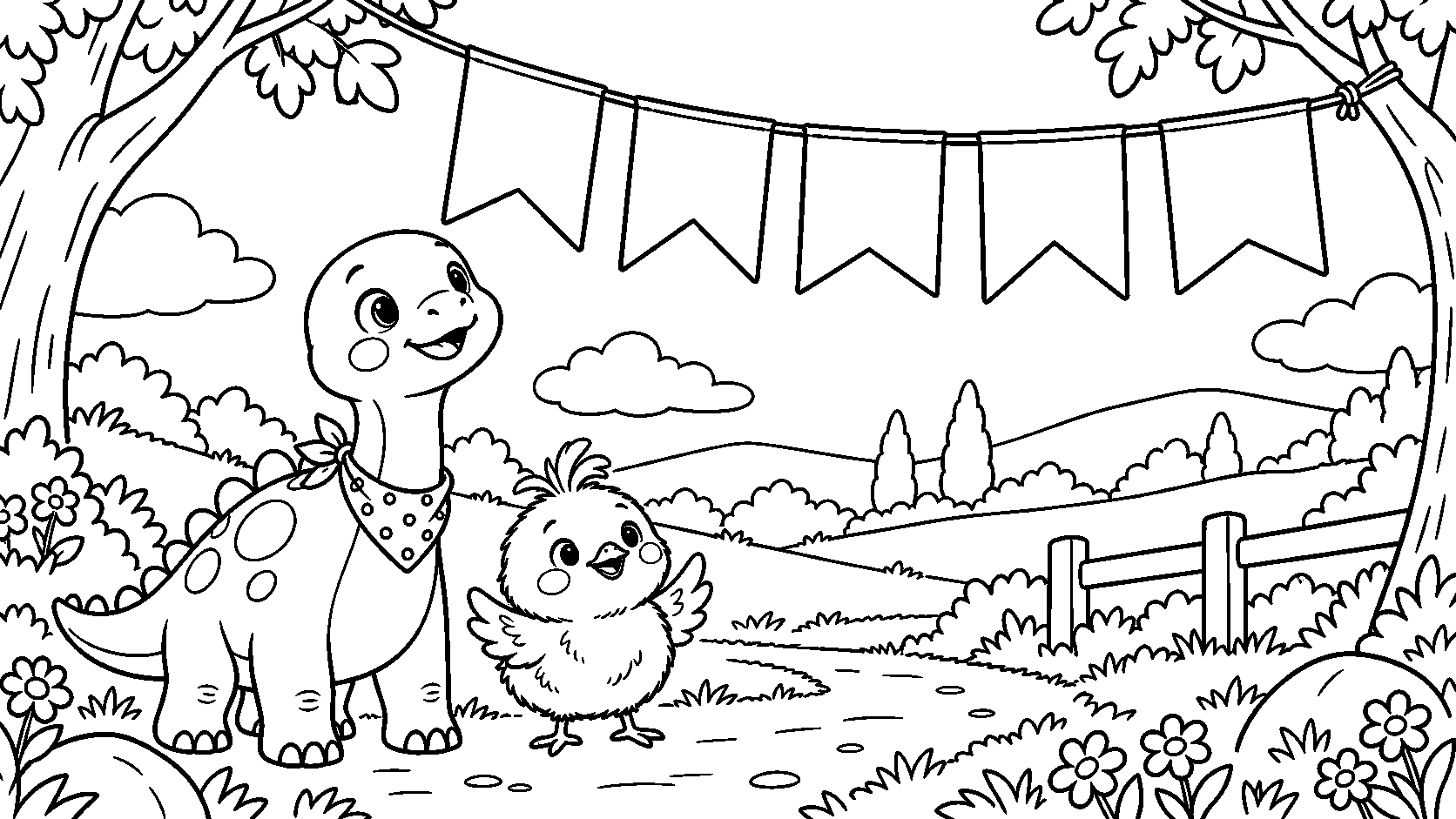 Riko's Pattern Parade — Coloring page sample