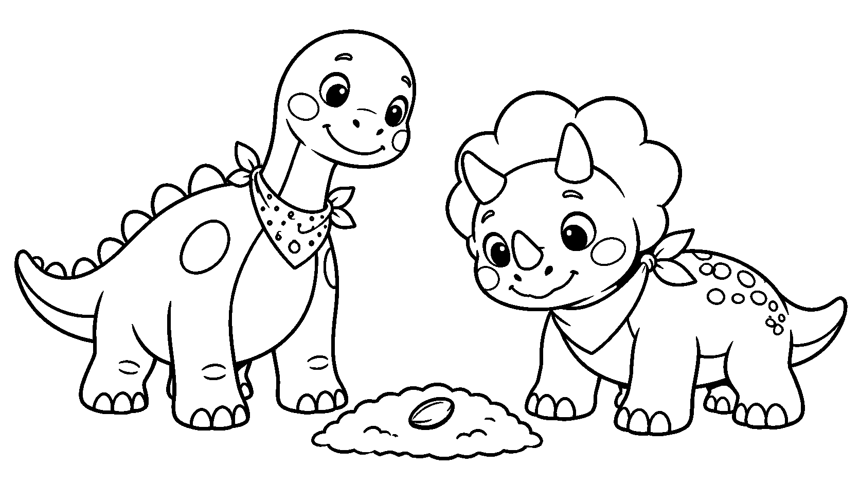 Riko & Tara Grow a Garden — Coloring page sample