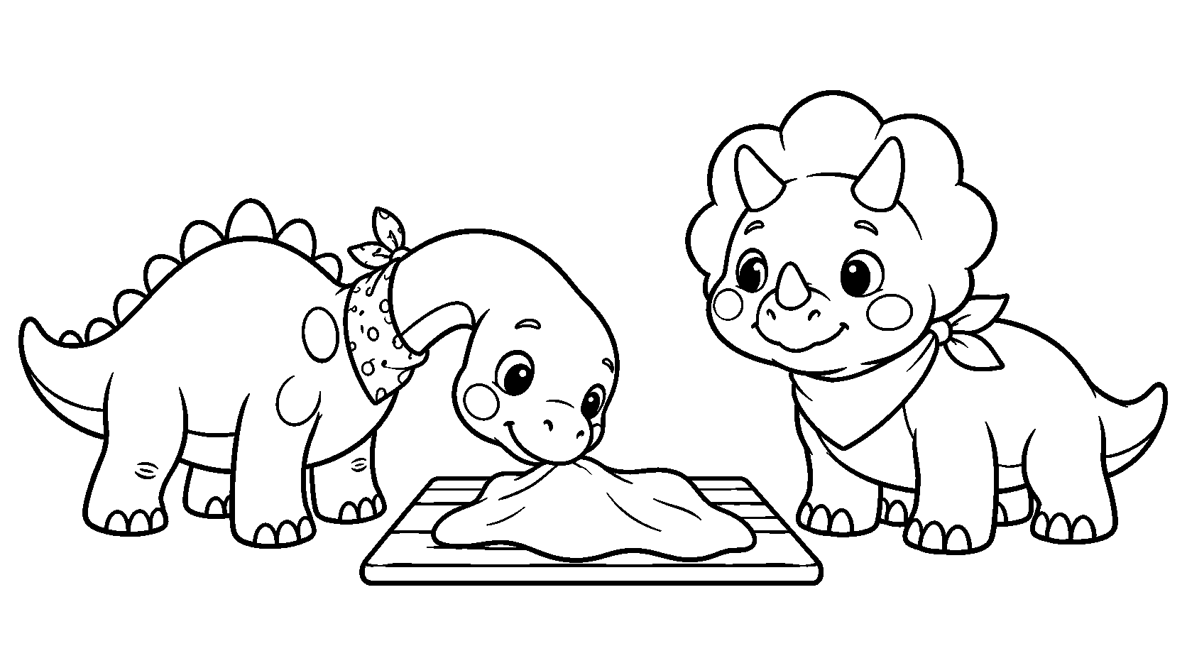 Riko & Tara: Warm or Cool? — Coloring page sample