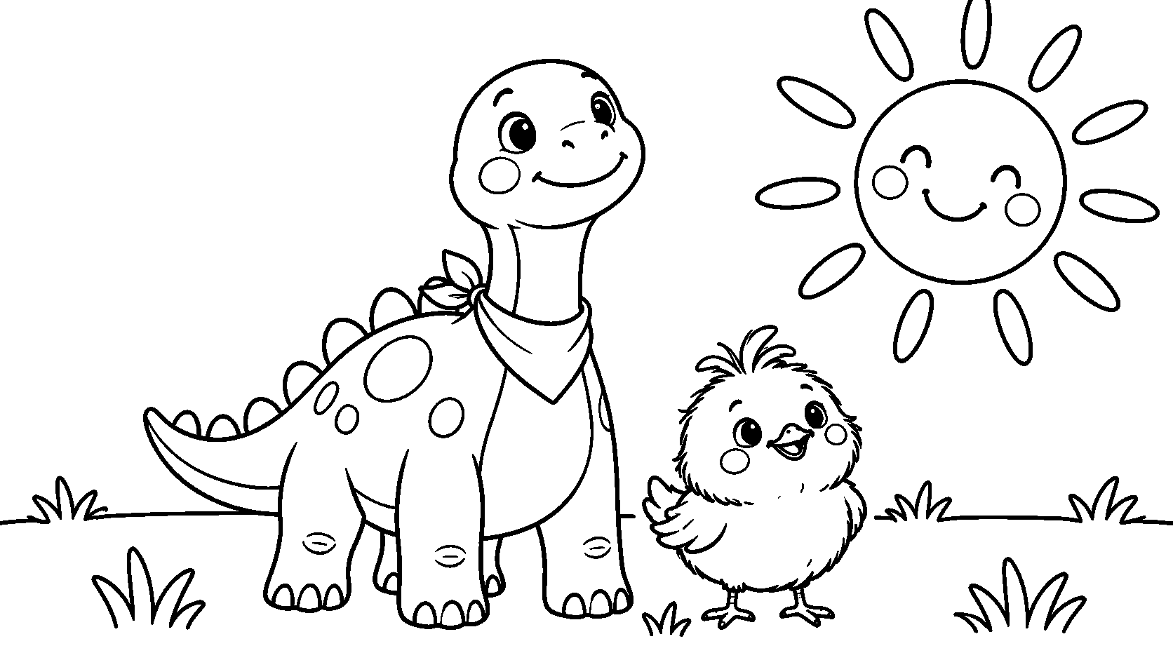 Riko's Little Weather Watch — Coloring page sample